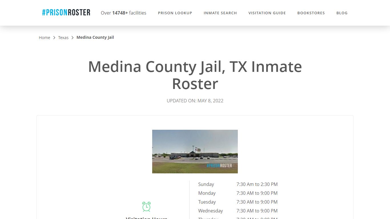 Medina County Jail, TX Inmate Roster